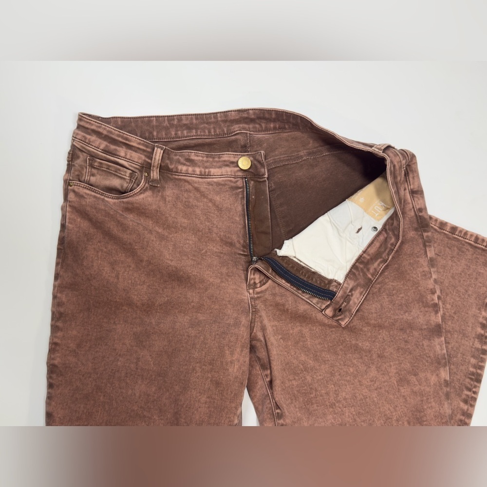 Kut from the Kloth Women's Brown Straight Leg Jeans 💞 - Picture 16 of 16